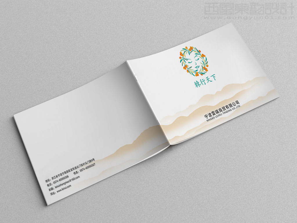 寧波市雷瑞商貿(mào)公司棘行天下產(chǎn)品手冊封面封底設計