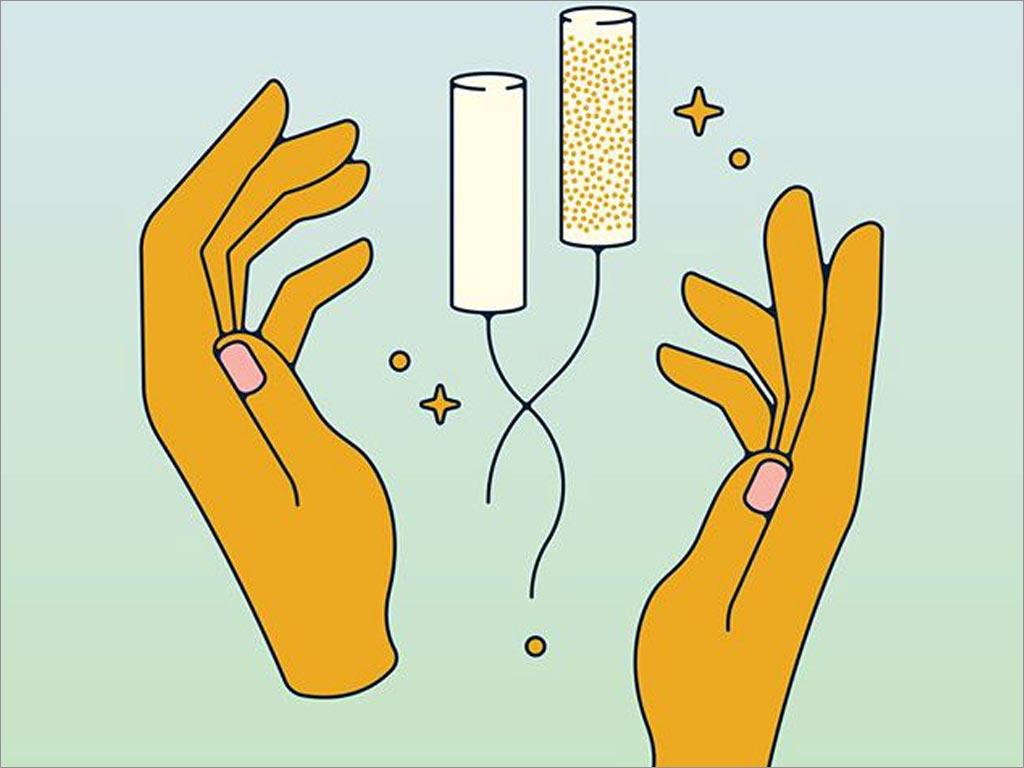 英國Daye衛(wèi)生棉條包裝設(shè)計(jì)之插畫設(shè)計(jì)