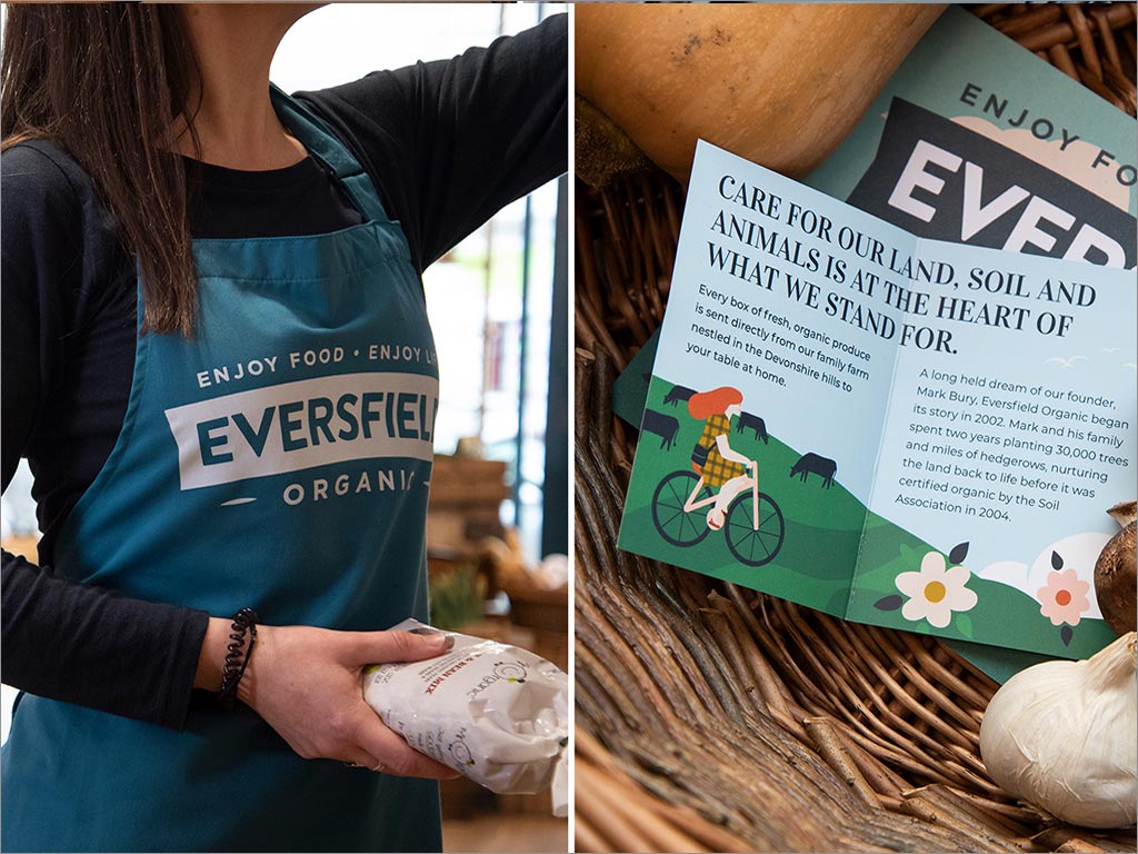 英國埃弗斯菲爾德有機(jī)食品宣傳彩頁設(shè)計
