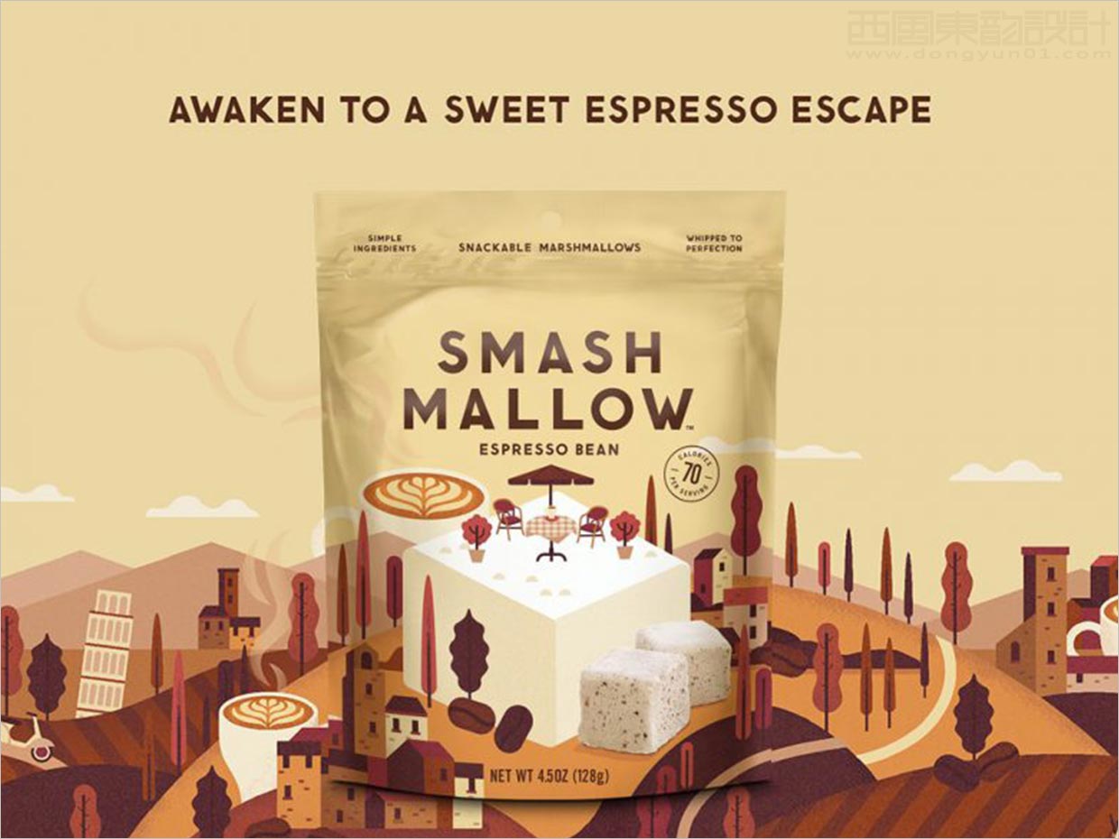 英國Smashmallow棉花糖休閑食品包裝設(shè)計
